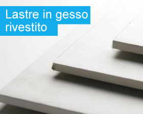 lastre in gesso rivestito